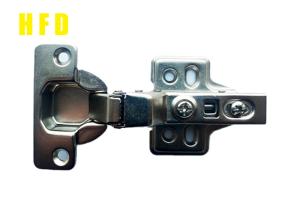 China Iron Nickel Plated 4 Hole Kitchen Cabinet Door Hinges 110 Degree wholesale