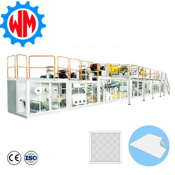 High Speed Full Servo Adult Diaper Production Line Manufacturing with PLC