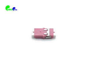 China OM4 LC Magenta SC Footprint Optical Fiber Adapter Ceramic Sleeve wholesale