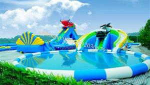 China backyard inflatable water park backyard inflatable water park inflatable amusement water park projects plan equipment wholesale