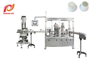 China SUNYI Automatic Nespresso Coffee Capsule Bottom Filter Sealing Machine wholesale