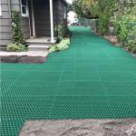 Grass Paver Mat Plastic Grass Grid Lawn Gravel Paving Grid Driveway Gridding for