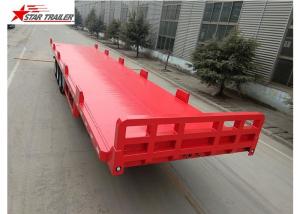 China 13 Meters 3 Axles 48 Ft Aluminum Flatbed Trailer 13165x2550x1500mm wholesale