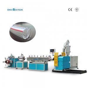 China Single Screw Steel Wire Reinforced PVC Hose Making Machine With Screw Speed Of 75 Rpm on sale