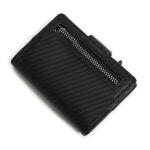 Genuine Leather Rfid Aluminium Metal Slim Card Holder Wallet With Zipper Pocket