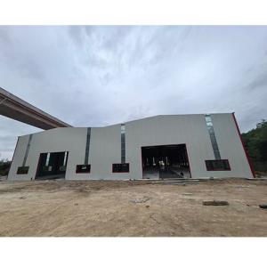 China Multifunctional Fabricated Steel Structure Storage Warehouse Metal Workshop Shed wholesale
