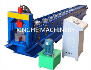Seamless Rain Gutter Cold Roll Forming Machines , Automatic Metal Roofing Machine