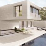 Modern Stone Bullnose Pool Tiles Non Slip Concrete Tiles for Outdoor Patio
