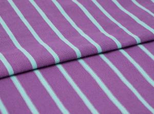 China Natural Pure Cotton Skin-Friendly Fashionable Striped Knit Fabric For T-Shirt wholesale