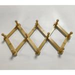 86.68x17x5cm BAMBOO Wall-mounted Multi-hook Storage Clothing Protection