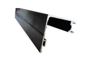 China Building Decorative Extruded Aluminum Profiles Anodizing 12 Micro wholesale
