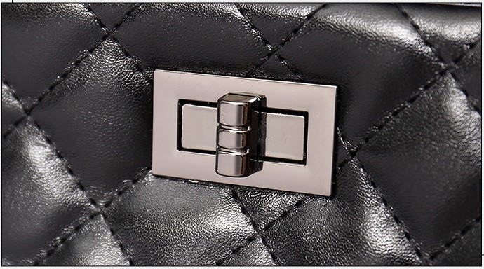 ODM Polyester Lining Shoulder Polyurethane Tote Bag With Hasp