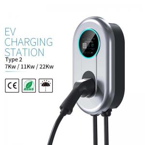 China EV Charger Electric Vehicle Car Charger EVSE Wallbox APP Wifi Control 7KW 11KW 22KW wholesale