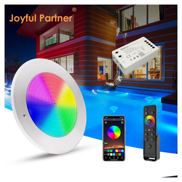 Underwater LED Pool Light 230MM DC12V 252pcs SMD2835 Warm White Constant voltage Wall Mounted