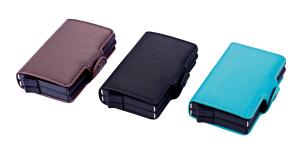 China RFID Magnet Closure Credit Card Holder Wallet Rectangle Shape For Promotion And Souvenir Gift wholesale