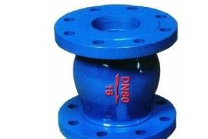 China DI Construction Flanged Ball Check Valve Axial Disc Applications Pumping stations wholesale