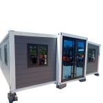 Grande Luxury Prefabricated Houses 40ft 3 In 1 Folding Mobile Homes Modular