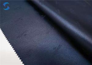 China PU Coating 150D Jacquad Polyester Lining Fabrics For Garment Luggages wholesale