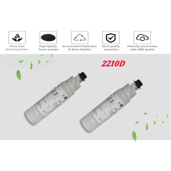 Black Ricoh Aficio Toner Compatible 2210D Printer Printer Cartridge