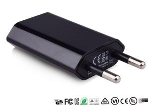 China US EU Plug Single Port USB Charger 5V 500MA 600MA 1000MA CE FC UL Certificate wholesale