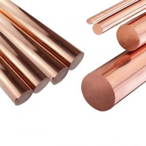 China 99.9% 99.95% Welding Pure Copper Rod Copper Material 4mm 5mm 6mm 8mm 10mm - 60mm on sale
