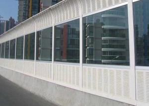 China Highway Soundproof Perforated Metal Mesh 80mm 100mm Perforated Noise Barrier Panels on sale