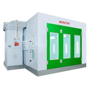 China TLSJ-8010 Industrial Car Spray Booth Diesel Burner Heating For Truck 15000mm wholesale