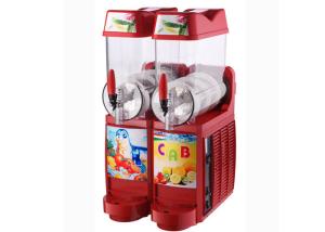 China Frozen Granita Ice Slush Machine , Commercial Double - Bowl Slush Maker wholesale