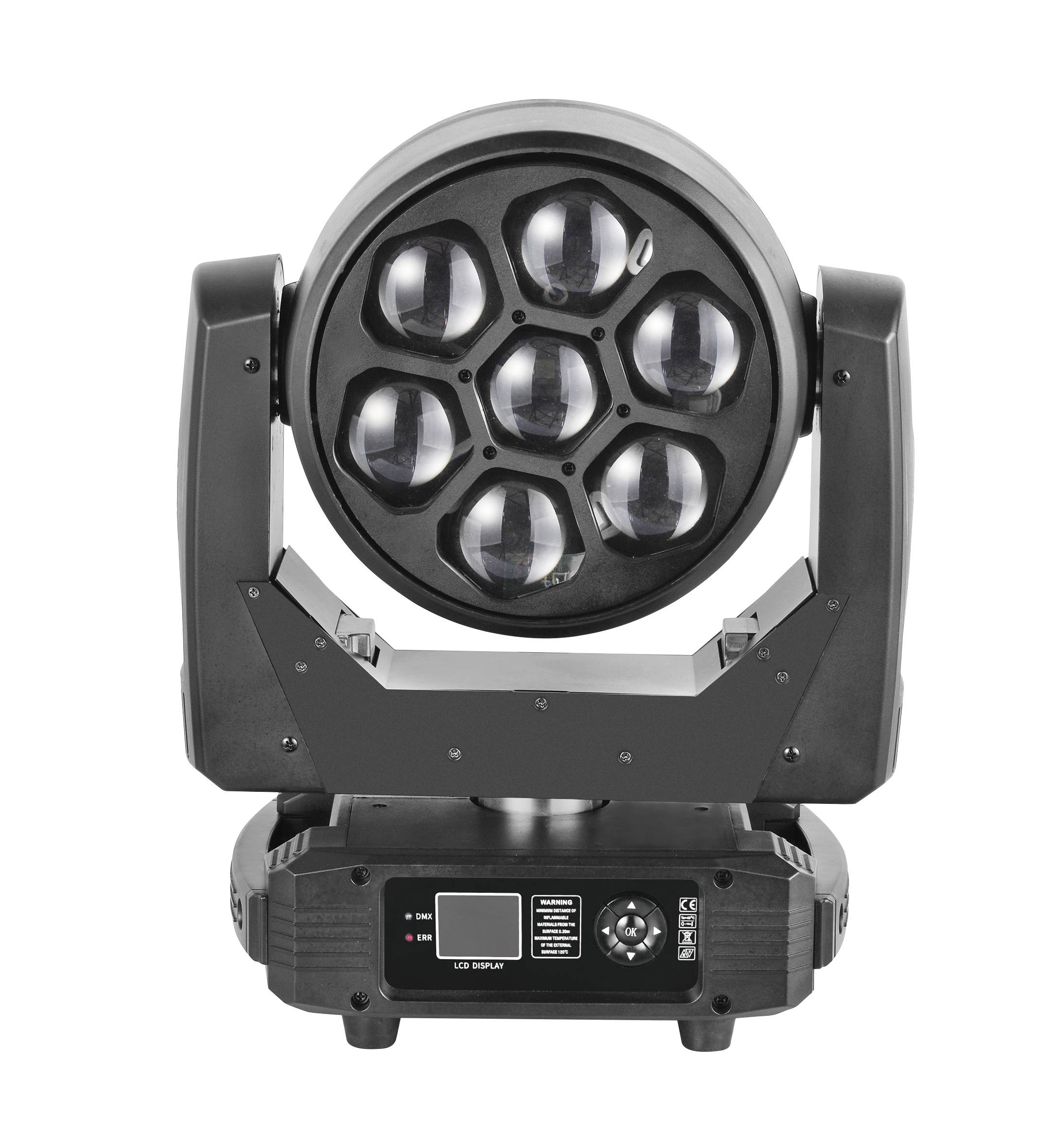 7pcs LED Bee Eye Moving Head Focusing Dye Light 40W For DJ Party Lighting