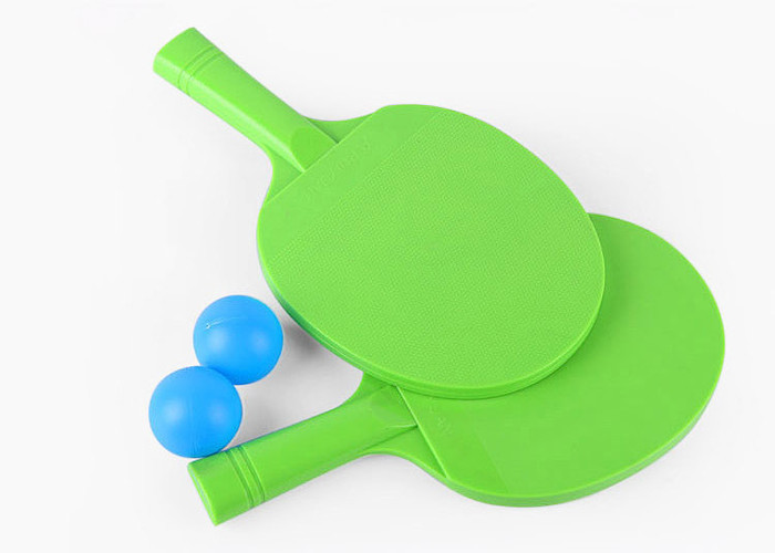Yellow Hard Table Tennis Set With Balls For Beginner Recreation