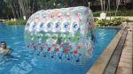 Adult Kids 0.5mm PVC Inflatable Water Roller For Land
