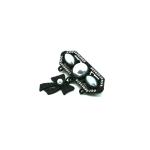 Black Fashion Brooch Pin Bow Shape Alloy Copper Silvery Material