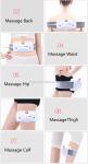 Embossed Leather Belly Massage Belt Type C Belly Fat Vibration Belt