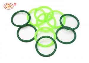 China AS568 Standard Silicone O Rings Clear And Green FDA Grade / Silicon Rubber Rings wholesale