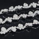 Decorative Crystal Diamond Chain , Rhinestone Necklace Silver 5MM ODM