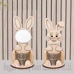 3D Wooden Puzzle DIY Handmade Desktop Organizer Holder Wooden Pen Holder