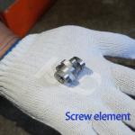 W6Mo5Cr4V2 twin screw extruder accessories industrial screw element twin screw