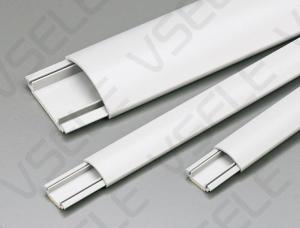 China Overfloor Cord Protector PVC Duct Floor Wire Cover Conceal Wires at Home Office Floor Cable Concealer Channel wholesale