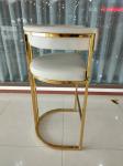 Strong Bearing Capacity 51cm 78cm Wrought Iron Bar Chair