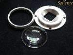 30W Round LED Glass Lens Match Chip On Board LED CXA1816 High Bay Light
