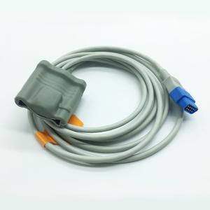 China Gray Color GE SPO2 Extension Cable Infat Soft Tip 1.1 Meter Surgical Supplies wholesale