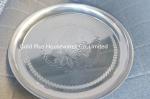 35cm Decorative rolling tray for wedding luxury stainless steel silver tray home