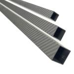 High Crushing Strength And Stiffness Lightweight 100% 3K Carbon Fiber Square
