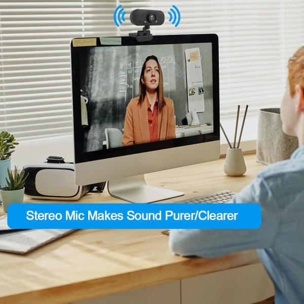 HD 1080P Auto Focus Webcam USB Camera For Video Call Meeting