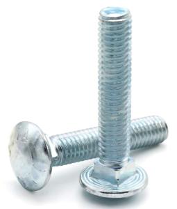 China M12 M16 Carbon Steel Zinc Plated Carriage Bolt Mushroom head Square Neck DIN603 wholesale