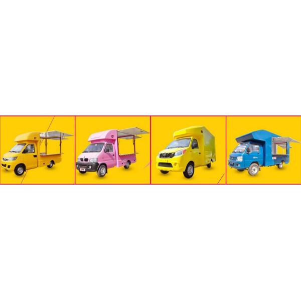 China Popular Gasoline Engine Mobile Catering Food Van