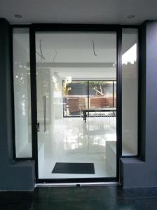 China Modern Aluminium Pivot Doors Powder Coated Double Glazed Size Customized wholesale