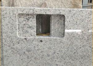 China Giallo Sf Real Solid Granite Worktops For Kitchen / Bathroom White Color wholesale