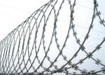 Durable Concertina Razor Wire Single / Double Spiral Razor Wire Coil