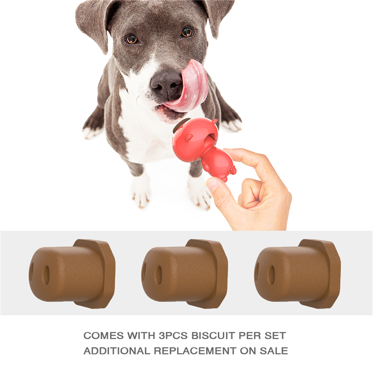 Hot Sales Custom Cute Pig Style Animal Rubber Teeth Cleaning Molar Bite Puppy Dog Chews Toy